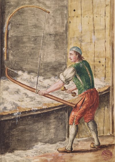 Filatura del cotone da Jan van Grevenbroeck